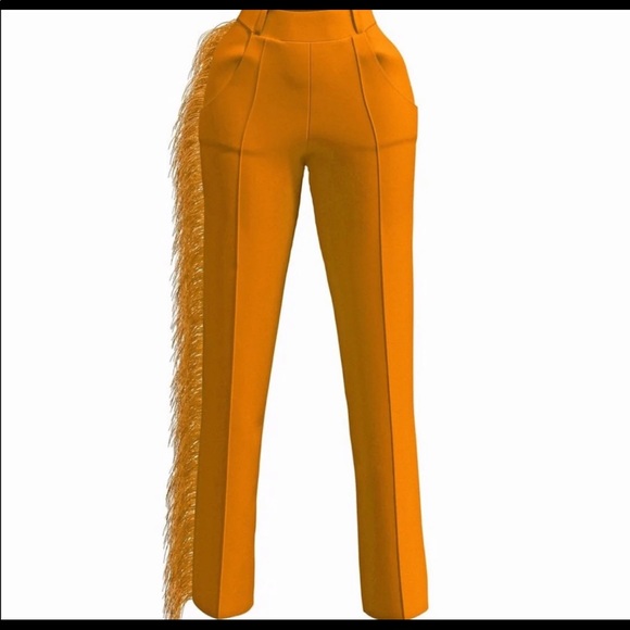 Hanifa Pants - Hanifa Orange Pants